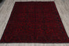 Load image into Gallery viewer, 5 x 6.5 Afghan Khal Mammadi Rug Dark Red Black Sale #PIX-28569
