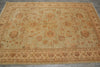 Load image into Gallery viewer, 6.5 x 9.7 Quality Natural Wool Handmade Ziglar Agra Rug Green Gold #F-6434