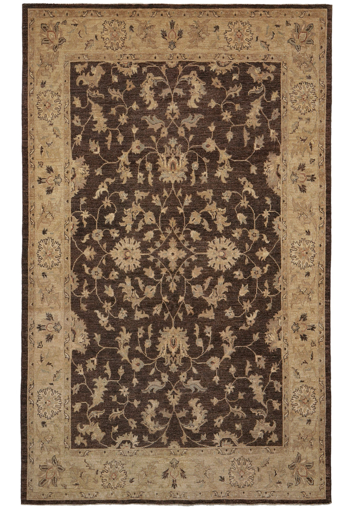 6 x 9 French Savaneri Handmade Wool Rug #F-6637