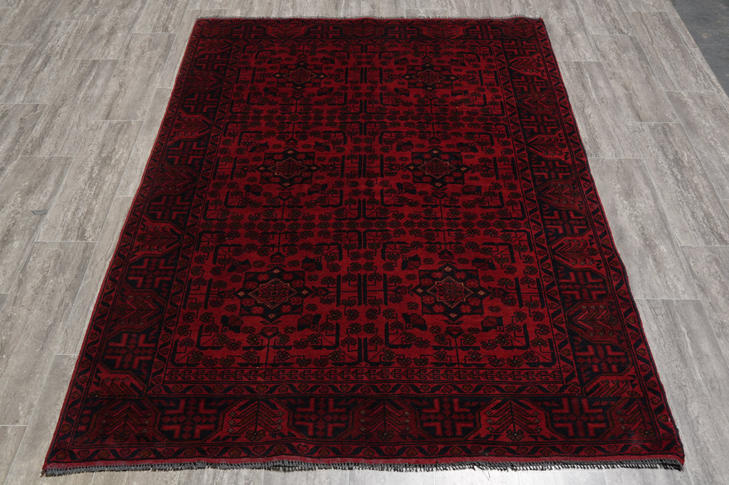 5 x 6.5 Afghan Khalmammadi Rug #PIX-28566