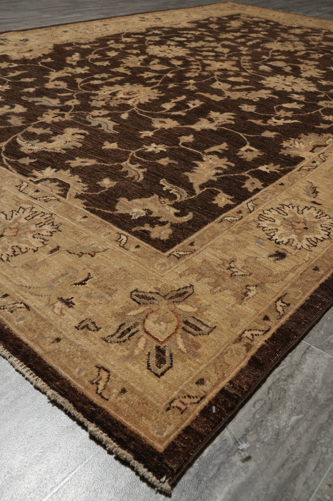 6 x 9 French Savaneri Handmade Wool Rug #F-6637