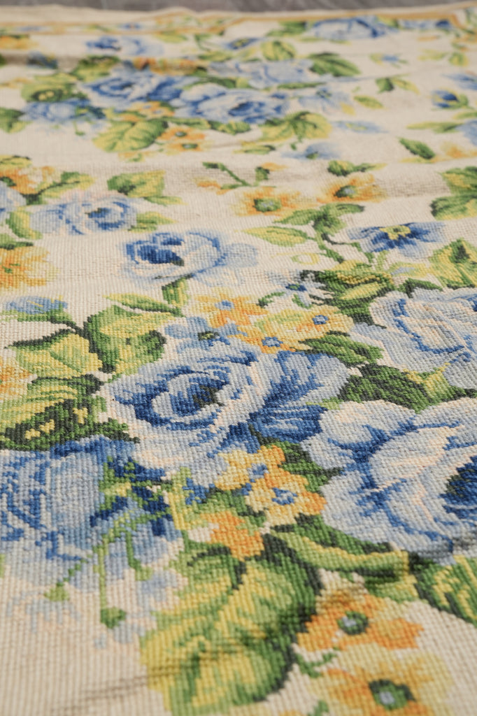 3 x 5 Beautiful French Floral Needle Point Rug Sale #F-4642