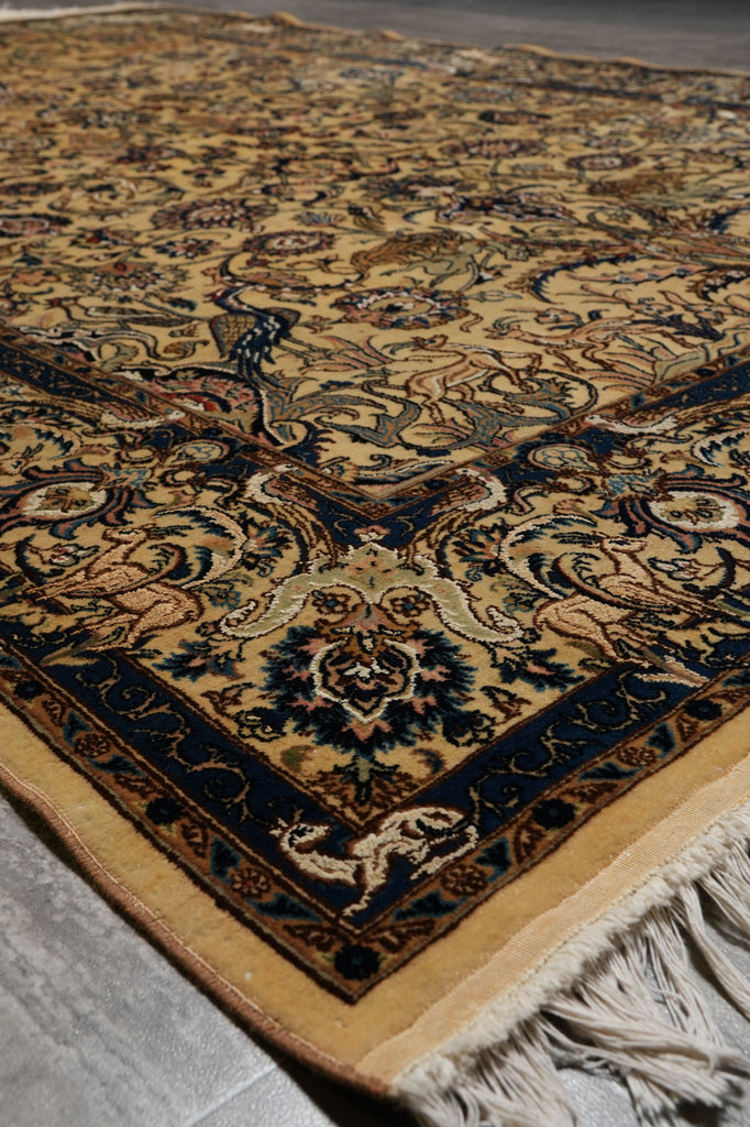 6.6 x 10 Exotic Estate Rug Authentic Fine 260 Kpsi  Persian Khorasan Carpet Aniamal Pattern #LA-52820