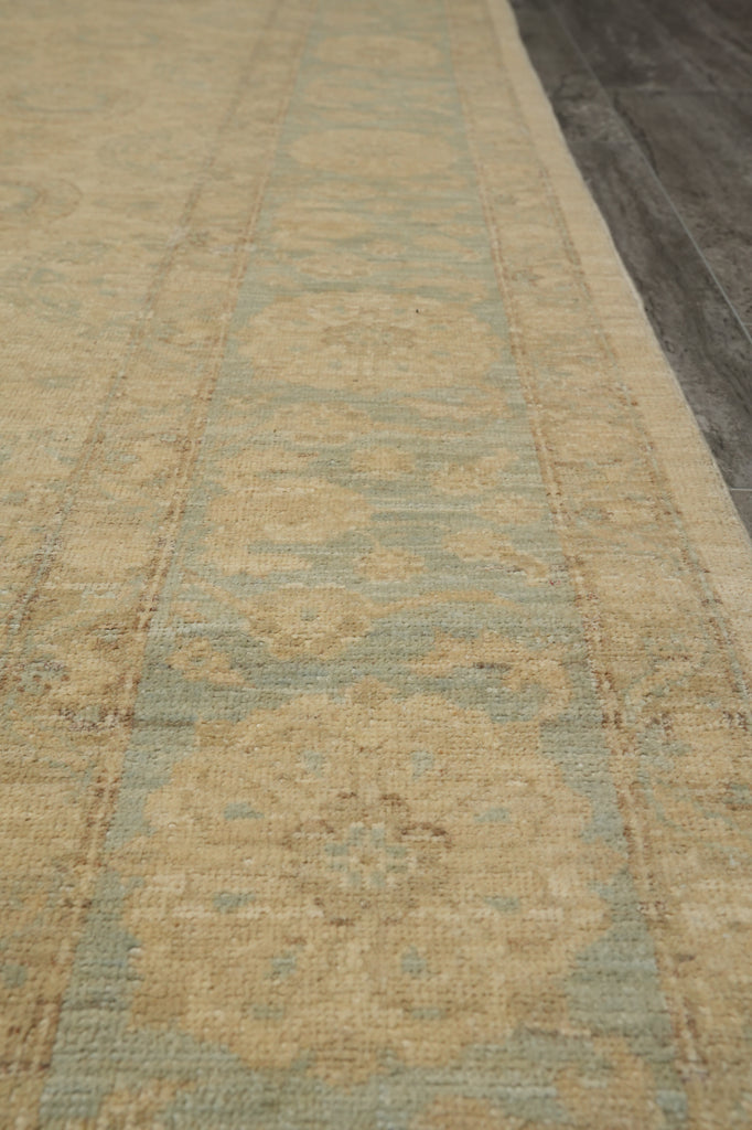 6 x 8.4 Vegetable Dyed Fine Chobi Peshawar Rug WARM COLORS - Pakistan #B-77542