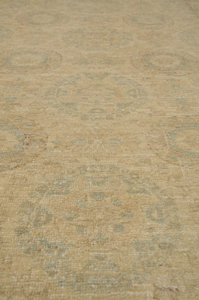 6 x 8.4 Vegetable Dyed Fine Chobi Peshawar Rug WARM COLORS - Pakistan #B-77542