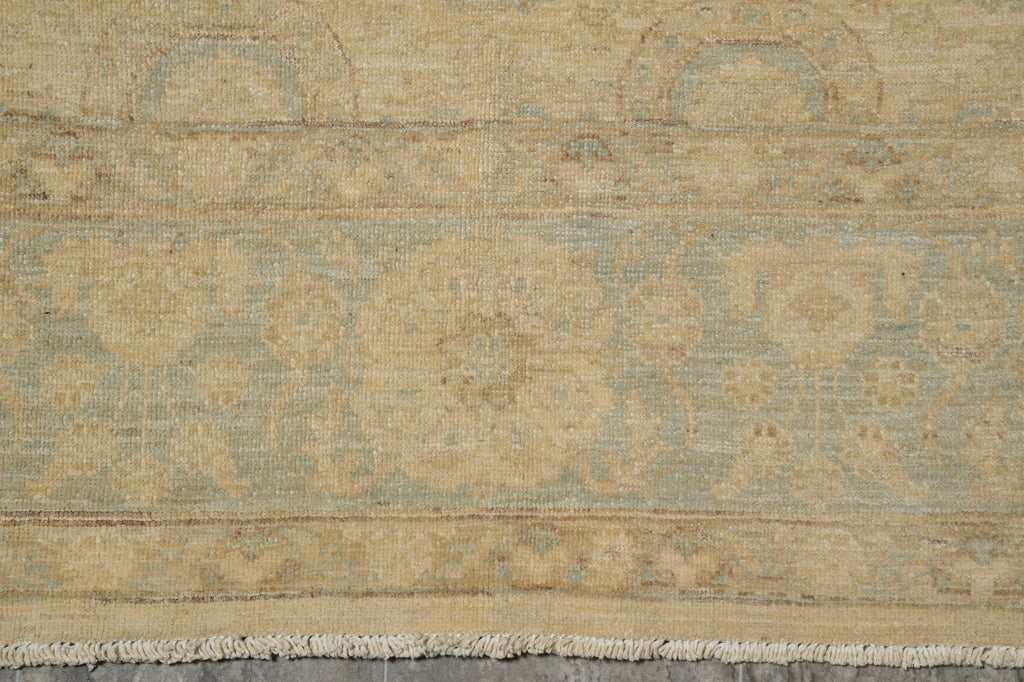 6 x 8.4 Vegetable Dyed Fine Chobi Peshawar Rug WARM COLORS - Pakistan #B-77542