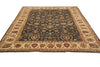 Load image into Gallery viewer, 8.2 x 11.5 Dark Green Quality Handmade Jaipur Rug #PIX-9713