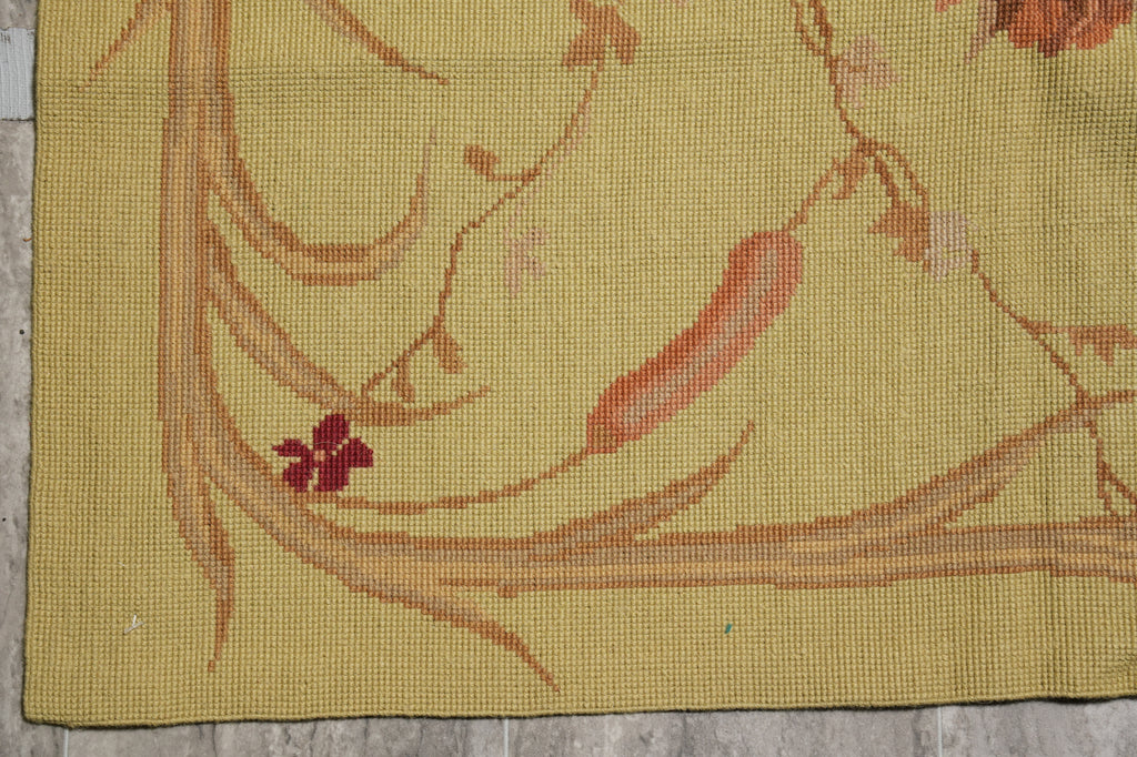 6 x 9 Needle Point Rug Floral Clearance Sale #PIX-3983