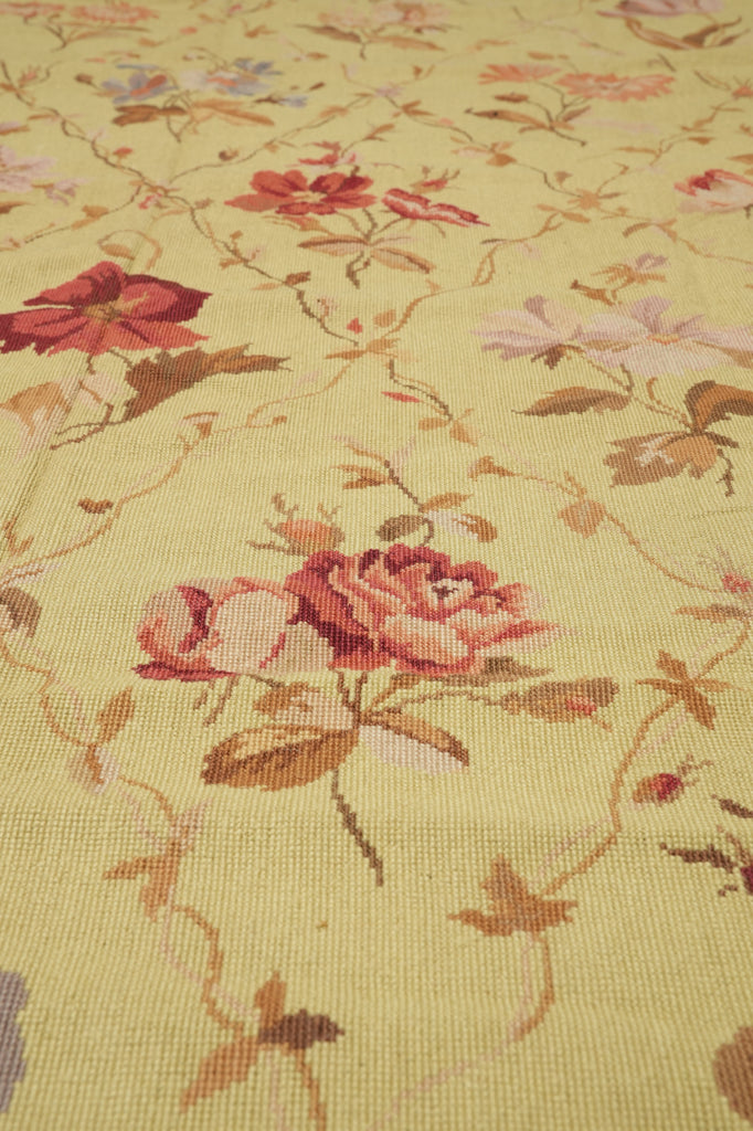 6 x 9 Needle Point Rug Floral Clearance Sale #PIX-3983