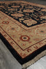 Load image into Gallery viewer, 6.8 x 9.6 BLACK Transitional Ziegler Chobi Peshawar Rug, NATURAL NEAT WOOL -Pakistan #PIX-13995