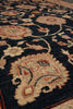 Load image into Gallery viewer, 6.8 x 9.6 BLACK Transitional Ziegler Chobi Peshawar Rug, NATURAL NEAT WOOL -Pakistan #PIX-13995