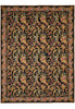 Load image into Gallery viewer, 8.8 x 11.8 Black French English Floral Needle Point Rug Sale