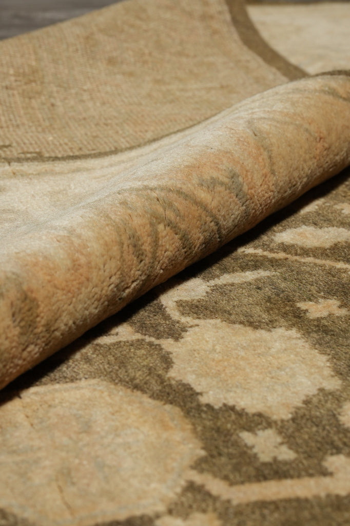 6 x 8.6 New Ziglar Chobi Peshawar Rug Dark Charcoal Green #PIX-26348