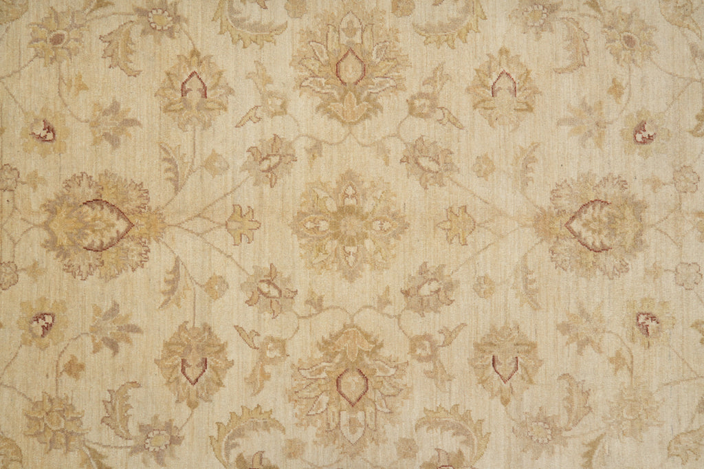 6.6 x 9.9 WARM COLORS Handmade Transitional Chobi Ziegler Peshawar Rug #PIX-20235
