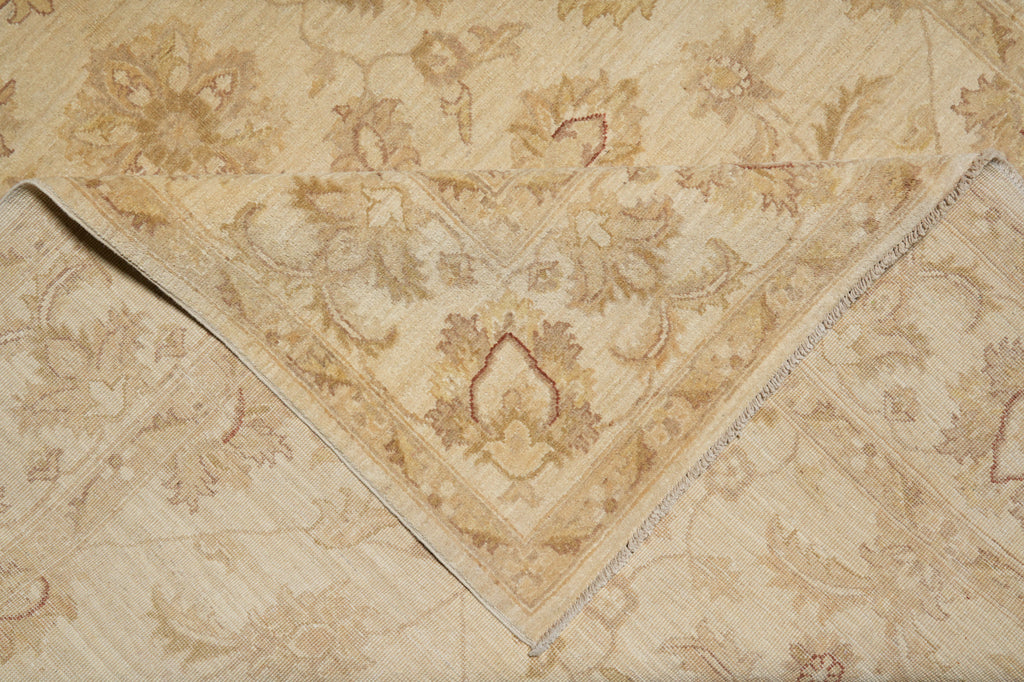6.6 x 9.9 WARM COLORS Handmade Transitional Chobi Ziegler Peshawar Rug #PIX-20235