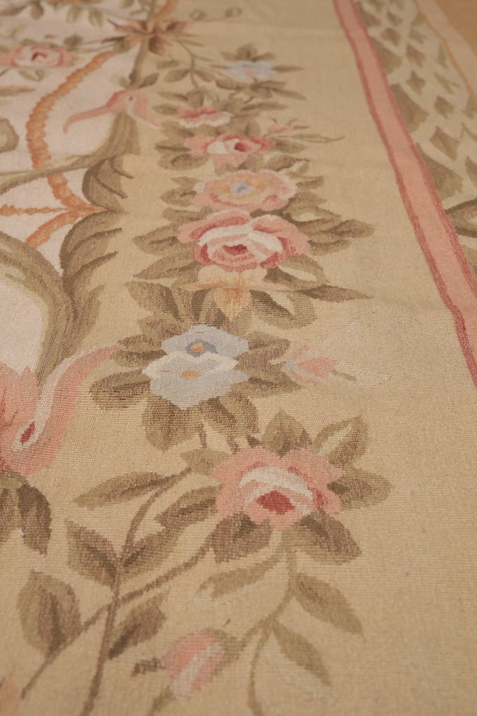 10 x 14 French Aubusson Flat Weave Rug Sale Clearance #B-78829