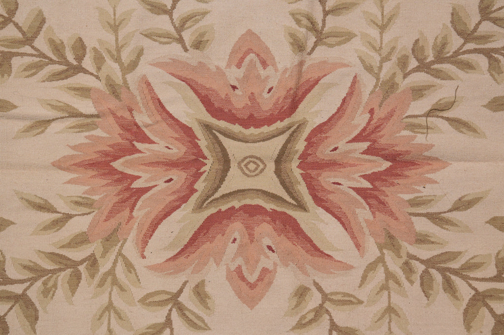 10 x 14 French Aubusson Flat Weave Rug Sale Clearance #B-78829