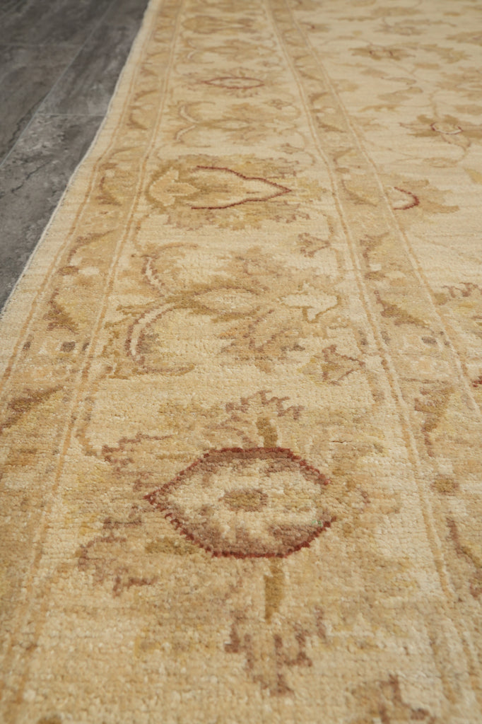 6.6 x 9.9 WARM COLORS Handmade Transitional Chobi Ziegler Peshawar Rug #PIX-20235