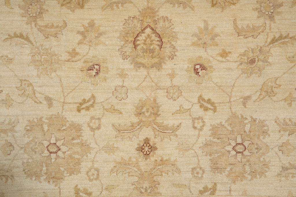 6.6 x 9.9 WARM COLORS Handmade Transitional Chobi Ziegler Peshawar Rug #PIX-20235