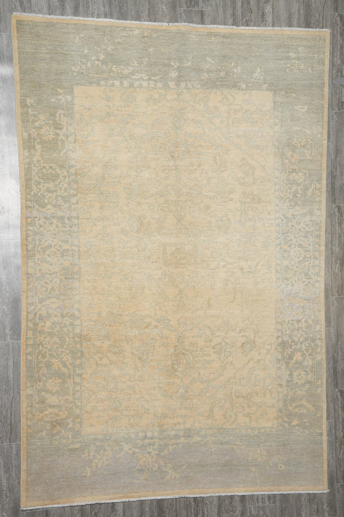 6.6 x 9.7 Beautiful Transitional Ghazni Wool Ziglar Rug #F-6638