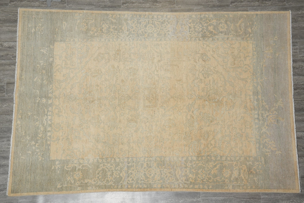 6.6 x 9.7 Beautiful Transitional Ghazni Wool Ziglar Rug #F-6638