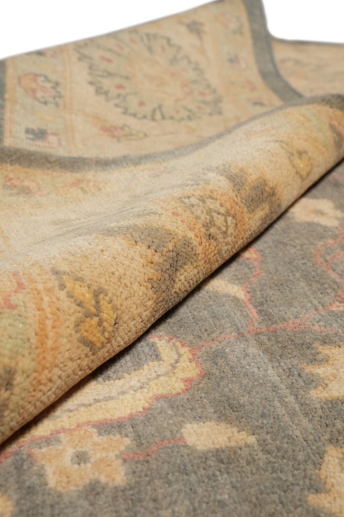 8.10 x 12 Neutral Colors Handmade Natural Wool Rug #PIX-25095