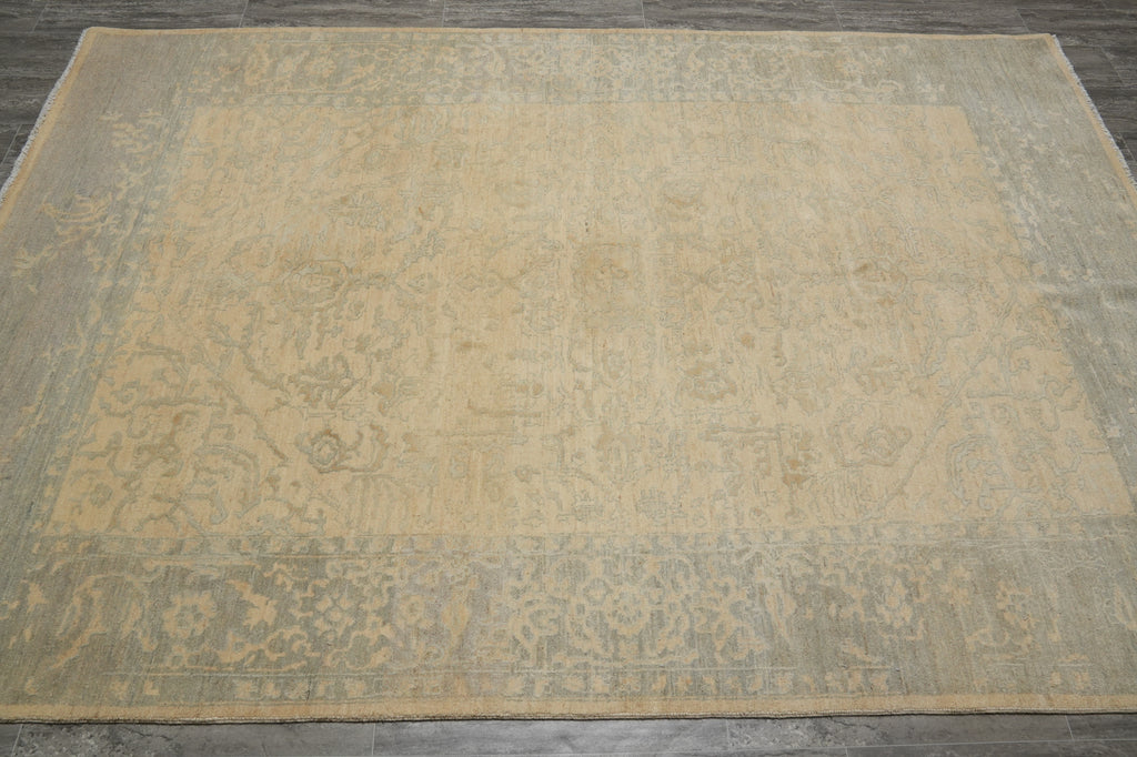 6.6 x 9.7 Beautiful Transitional Ghazni Wool Ziglar Rug #F-6638