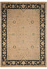 Load image into Gallery viewer, 8.8 x 11.8 Beautiful Quality Handmade Agra Rug Transitional Tan &amp; Black #PIX-804-82