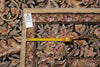 Load image into Gallery viewer, 10 x 14.4 Black Flat Aubusson Weave Rug Tapestry Carpet Unique #PIX-4683