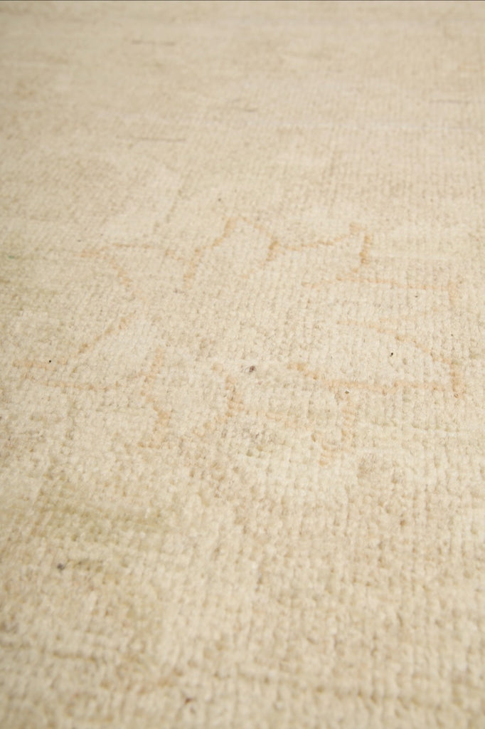 9.0 x 11.8 Handknotted Chobi Peshawar Rug Pale Neutral Warm #PIX-25223