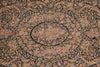 Load image into Gallery viewer, 10 x 14.4 Black Flat Aubusson Weave Rug Tapestry Carpet Unique #PIX-4683