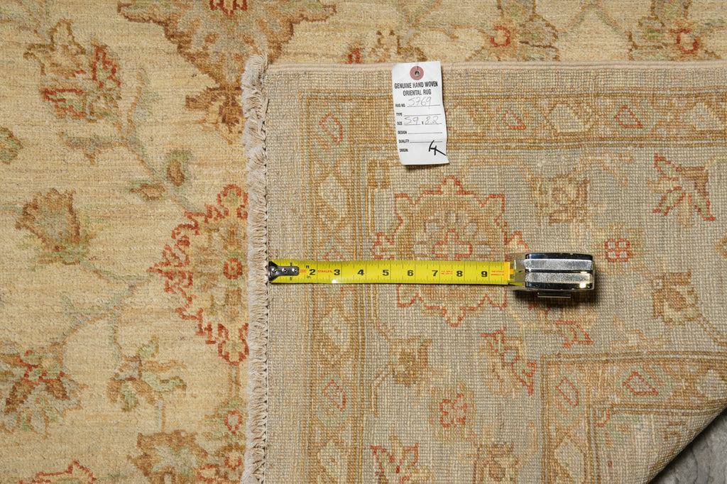 5.9 x 8 Neutral Peshawar Rug Soft Pattern #F-5769