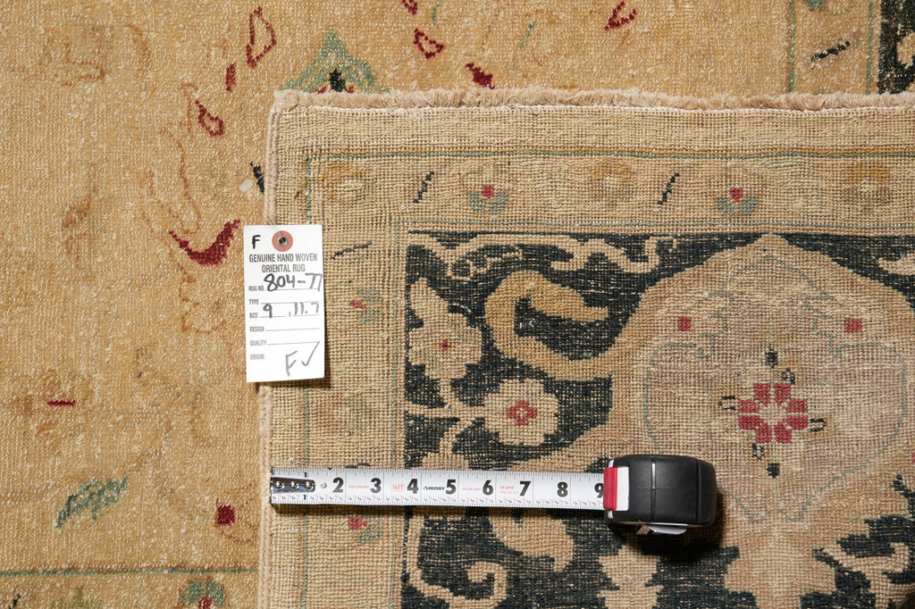 9 x 11.7 Transitional Handmade Agra Rug #PIX-804-77