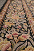 Load image into Gallery viewer, 10 x 14.4 Black Flat Aubusson Weave Rug Tapestry Carpet Unique #PIX-4683