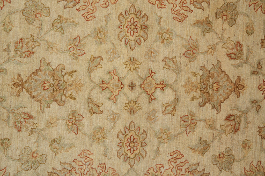 5.9 x 8 Neutral Peshawar Rug Soft Pattern #F-5769