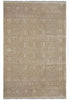 Load image into Gallery viewer, 5.5 x 7.9 Two Tone Fine Weave High Quality Handmade Rug Wool and Silk #F-5713