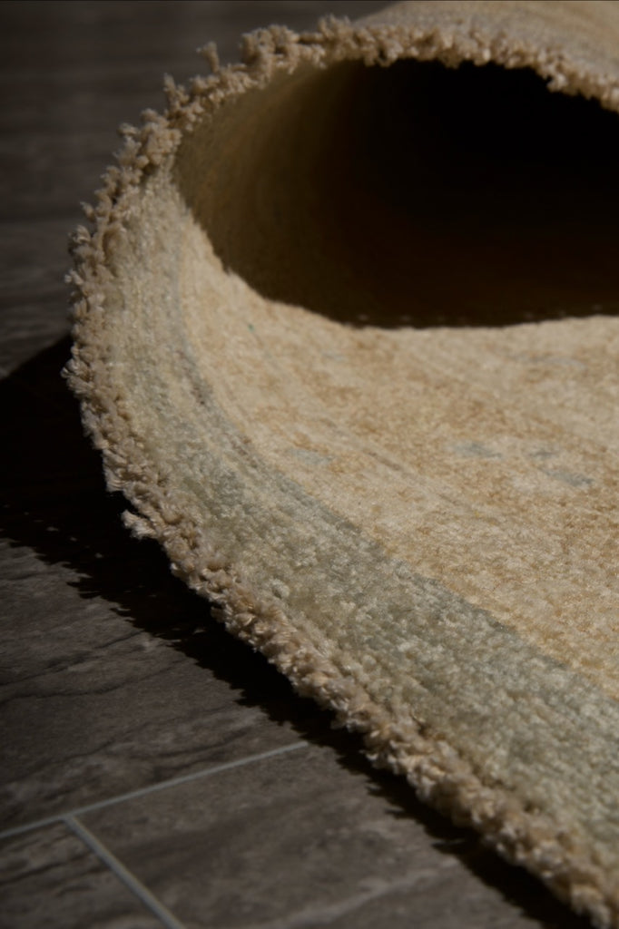 9.1 x 11.7 Natural Ziglar Chobi Peshawar Rug #PIX-29445