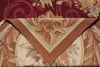 Load image into Gallery viewer, 10 x 14 FLAT WEAVE AUBUSSON RUG BURGUNDY #PIX-14905