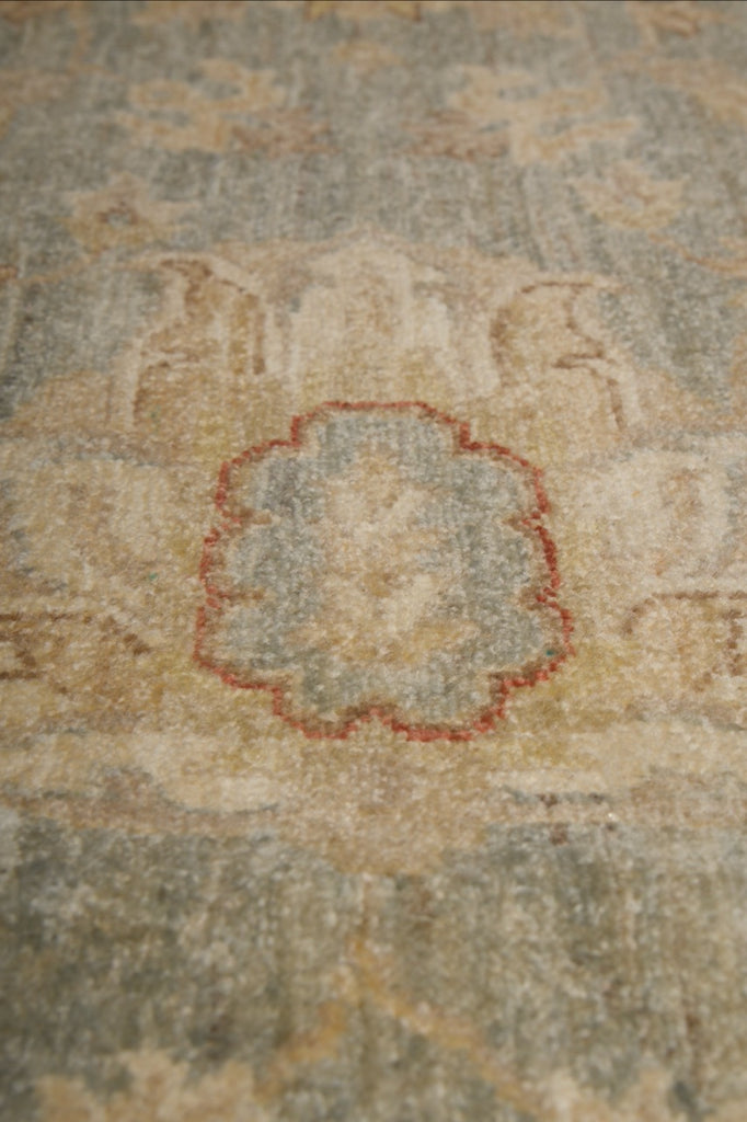 9.1 x 11.7 Natural Ziglar Chobi Peshawar Rug #PIX-29445