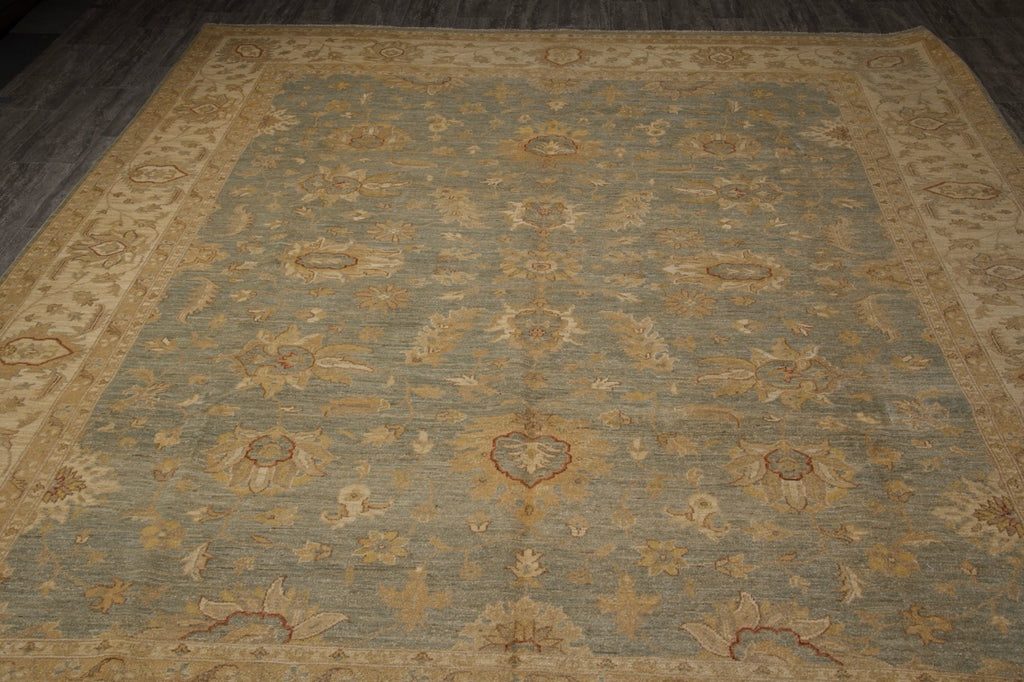 9.1 x 11.7 Natural Ziglar Chobi Peshawar Rug #PIX-29445