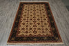 Load image into Gallery viewer, 5.4 x 8.3 Beige Quality Silk &amp; Wool Indian Rug #PIX-804-150