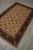 Load image into Gallery viewer, 5.4 x 8.3 Beige Quality Silk &amp; Wool Indian Rug #PIX-804-150