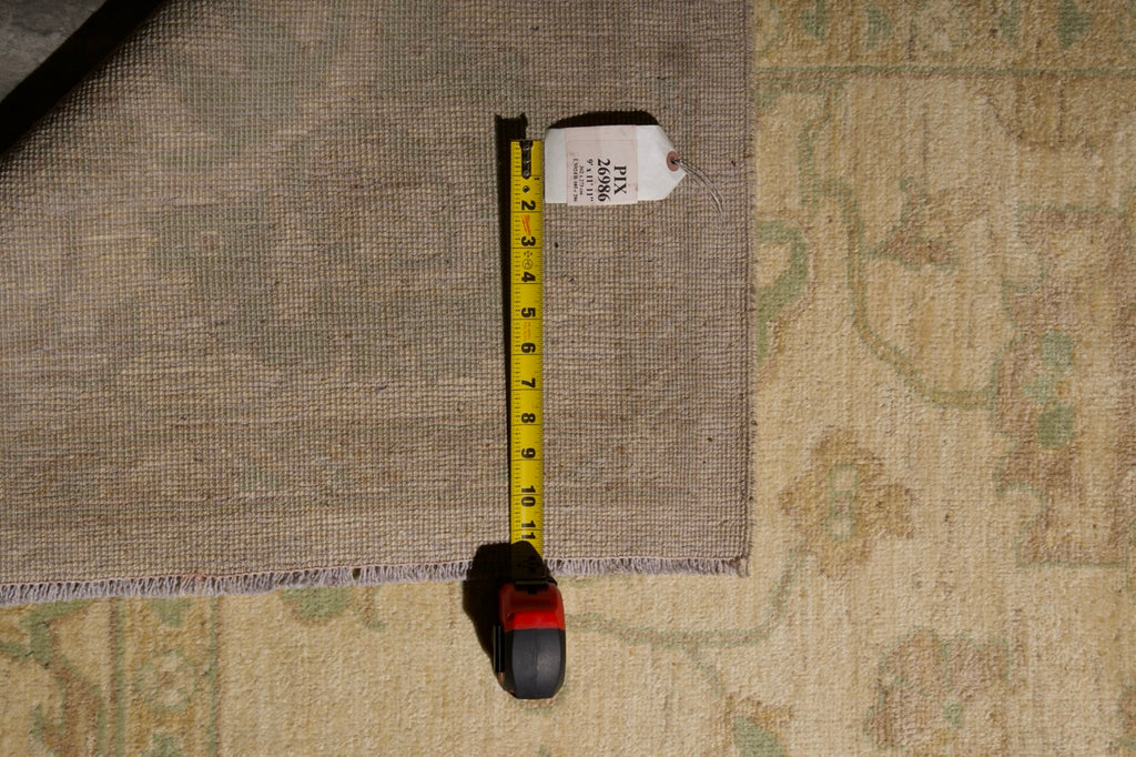 9.0 x 12.0 New Oushak  Natural Hand-Knotted #PIX-26986