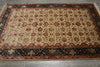 Load image into Gallery viewer, 5.4 x 8.3 Beige Quality Silk &amp; Wool Indian Rug #PIX-804-150