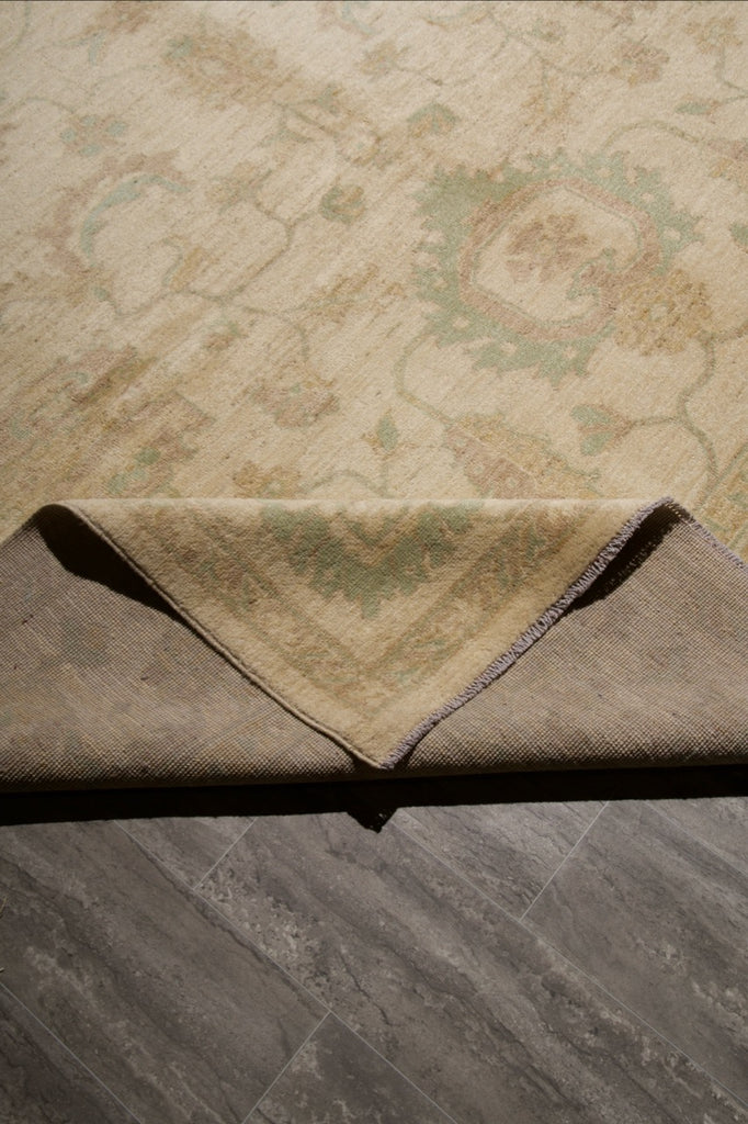 9.0 x 12.0 New Oushak  Natural Hand-Knotted #PIX-26986