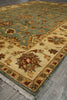 Load image into Gallery viewer, 6 x 8.6 Light Blue Gold Quality Jaipur Rug #F-5706