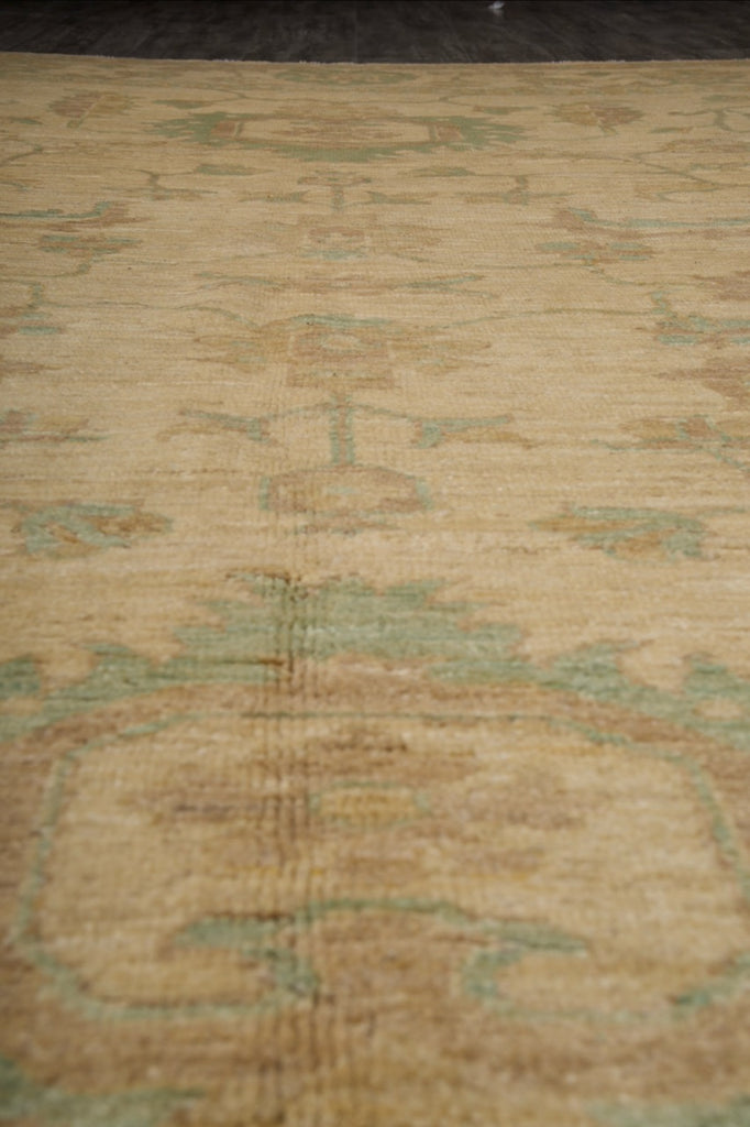 9.0 x 12.0 New Oushak  Natural Hand-Knotted #PIX-26986