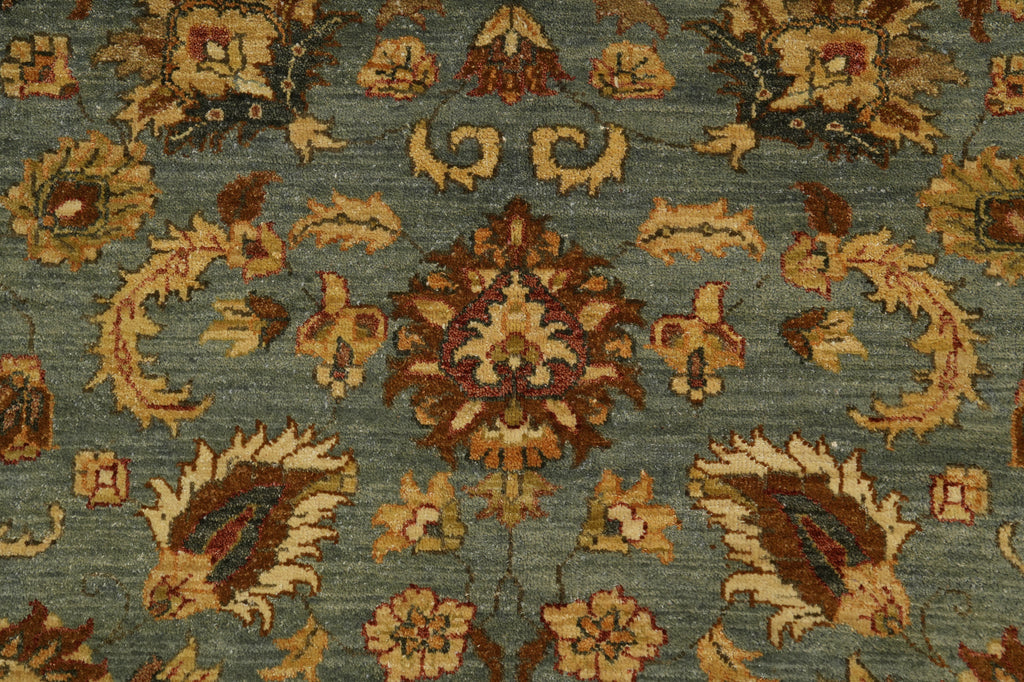 6 x 8.6 Light Blue Gold Quality Jaipur Rug #F-5706