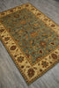 Load image into Gallery viewer, 6 x 8.6 Light Blue Gold Quality Jaipur Rug #F-5706