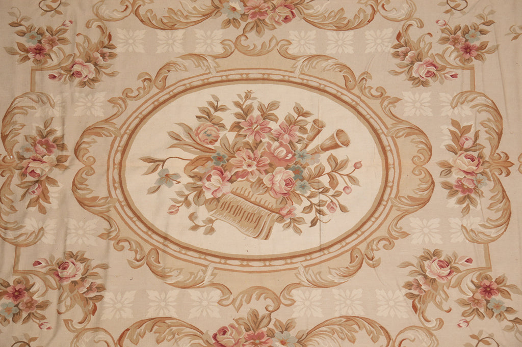 12 x 15 FLAT WEAVE Aubusson Rug #PIX-731